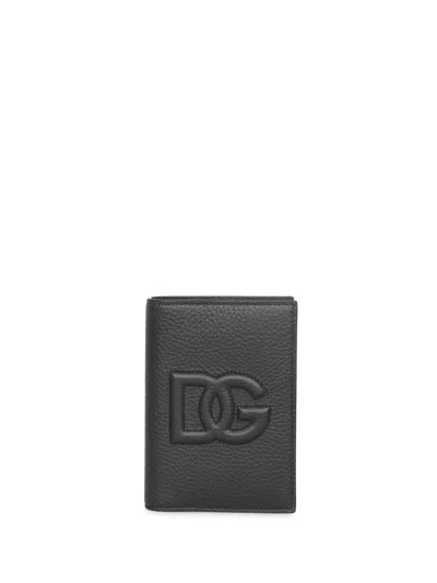 Dolce & Gabbana Passport Holder In Black
