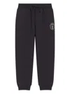 Dolce & Gabbana Patch-detail Fleece Trousers In Blue