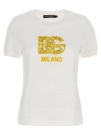 DOLCE & GABBANA PATCH LOGO T-SHIRT