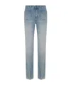 Dolce & Gabbana Patch Pockets Tapered-legged Jeans In Gray