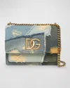 DOLCE & GABBANA PATCHWORK DENIM CROSSBODY BAG