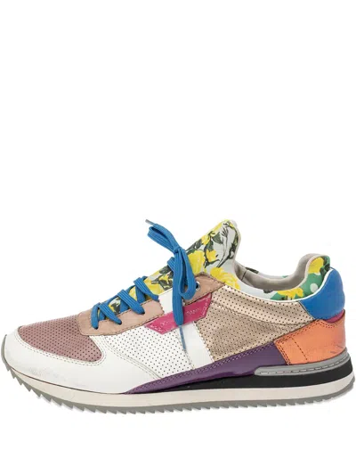 Pre-owned Dolce & Gabbana Patchwork Leather Sneakers