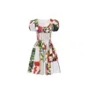 Dolce & Gabbana Patchwork Mini Dress Women In Multi