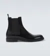 Dolce & Gabbana Altavilla Patent Leather Ankle Boots In Black