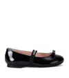 Dolce & Gabbana Bow Patent-leather Ballerina Shoe In Black