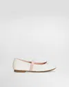 Dolce & Gabbana Ballerina In Vernice In Latte 1