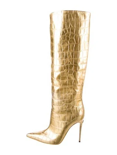 Pre-owned Dolce & Gabbana Patent Leather Boots