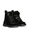 Dolce & Gabbana Faux-fur Lined Ankle Boots In Black