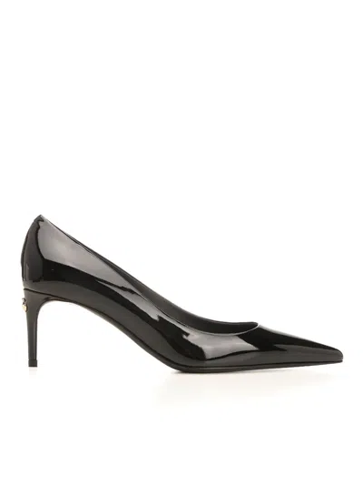 DOLCE & GABBANA PATENT LEATHER DCOLLET