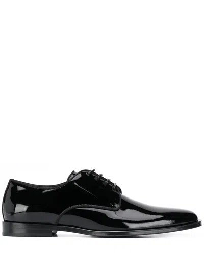 DOLCE & GABBANA PATENT LEATHER DERBY SHOES