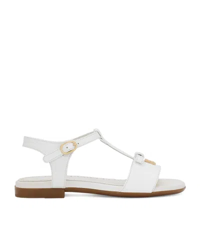 DOLCE & GABBANA PATENT LEATHER DG SANDALS