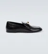 Dolce & Gabbana Ariosto Leather Loafers In Black