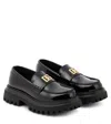 Dolce & Gabbana Patent Leather Loafers In Black