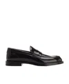 Dolce & Gabbana Polished Calfskin Loafers In Black