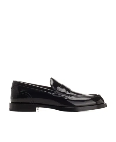DOLCE & GABBANA DOLCE  GABBANA ROUND TOE LOW-HEELED LOAFERS