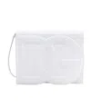 Dolce & Gabbana Patent-leather Logo Crossbody In White