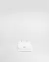 Dolce & Gabbana Patent Leather Mini Sicily Bag In White