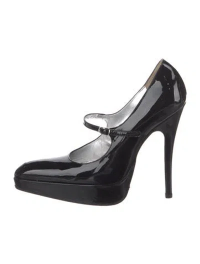 Pre-owned Dolce & Gabbana Patent Leather Pumps In Black