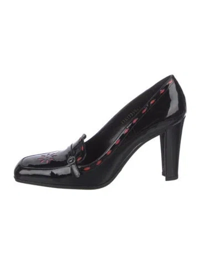 Pre-owned Dolce & Gabbana Patent Leather Pumps In Black