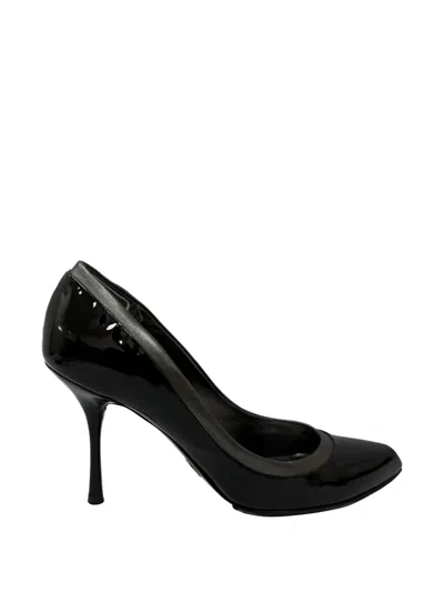 Pre-owned Dolce & Gabbana Patent Leather Pumps In Black