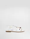 Dolce & Gabbana Patent Leather Sandal With Embroidery