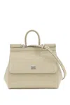 Dolce & Gabbana Sicily Small Shiny Leather Handbag
