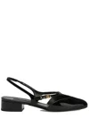 Dolce & Gabbana Patent Leather Slingback In Black