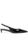 Dolce & Gabbana Patent Leather Cardinale Slingbacks