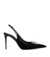 Dolce & Gabbana Patent Leather Slingback Pumps 90