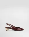 Dolce & Gabbana Pumps Jackie New With Rear Strap In Multi