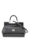DOLCE & GABBANA PATENT LEATHER SMALL SICILY BAG