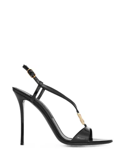 Dolce & Gabbana Patent Sandals In Multi