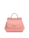 Dolce & Gabbana Sicily Top-handle Flap Tote Bag In Pink