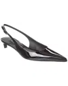 Dolce & Gabbana Slingback Pumps With Kitten Heel And Pointed Toe In Black