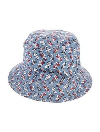 Pre-owned Dolce & Gabbana Pattern Bucket Hat In Blue