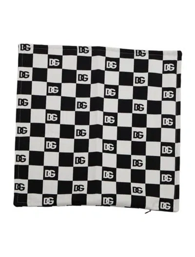 Pre-owned Dolce & Gabbana Pattern Print Pillow Sham W/ Tags In Multi