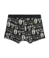 Dolce & Gabbana Pattern Printed Underwear In Black