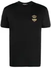 Dolce & Gabbana Crown And Bee Embroidered Crew Neck T-shirt