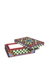 Dolce & Gabbana Patterned Domino Box (17cm X 12 Cm) In Multi