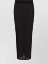 Dolce & Gabbana Dg-jacquard Midi Skirt In Black