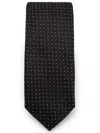 Dolce & Gabbana Patterned-jacquard Silk Tie In Blue