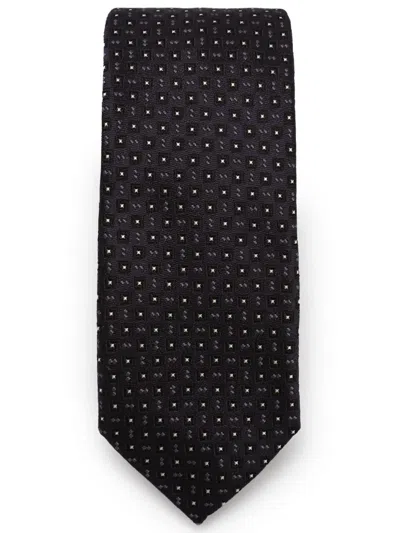 DOLCE & GABBANA PATTERNED-JACQUARD SILK TIE
