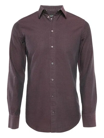 Pre-owned Dolce & Gabbana Patterned Long-sleeve Shirt In Red