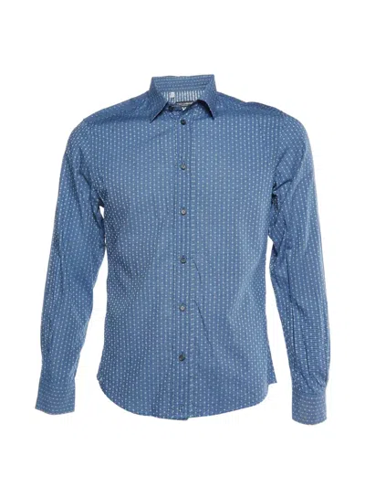 Pre-owned Dolce & Gabbana Patterned Shirt In Blue
