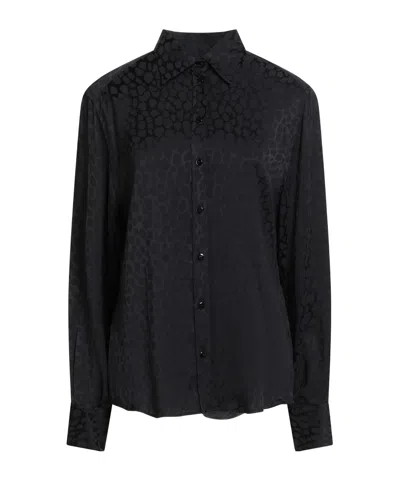 Dolce & Gabbana Patterned Shirts In Black