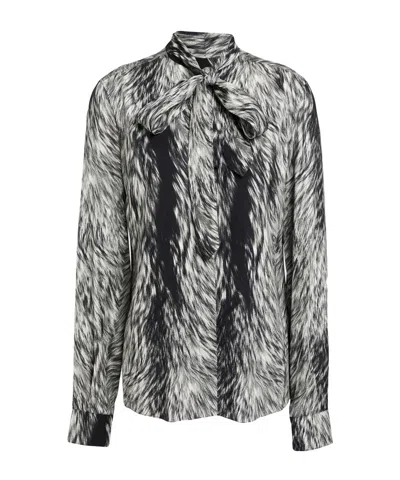 Dolce & Gabbana Patterned Shirts In Grey