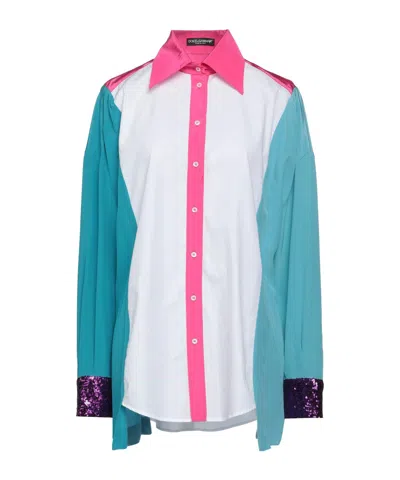 Dolce & Gabbana Patterned Shirts In White