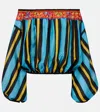 Dolce & Gabbana Patterned Silk Top