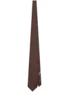 Dolce & Gabbana Patterned Tie In Brown
