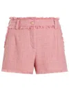 Dolce & Gabbana Cotton Shorts With Belt Loops And Frayed Hem